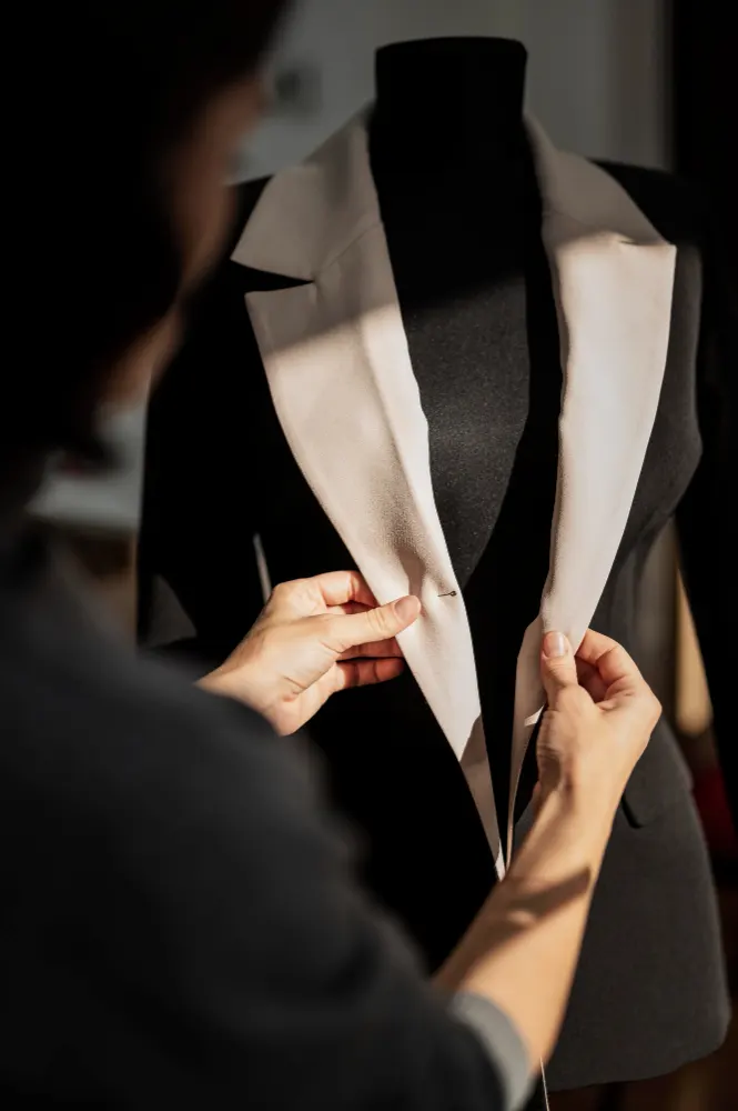 Woman Making Jacket